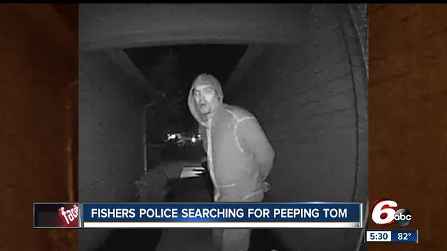 Fishers police looking for peeping Tom