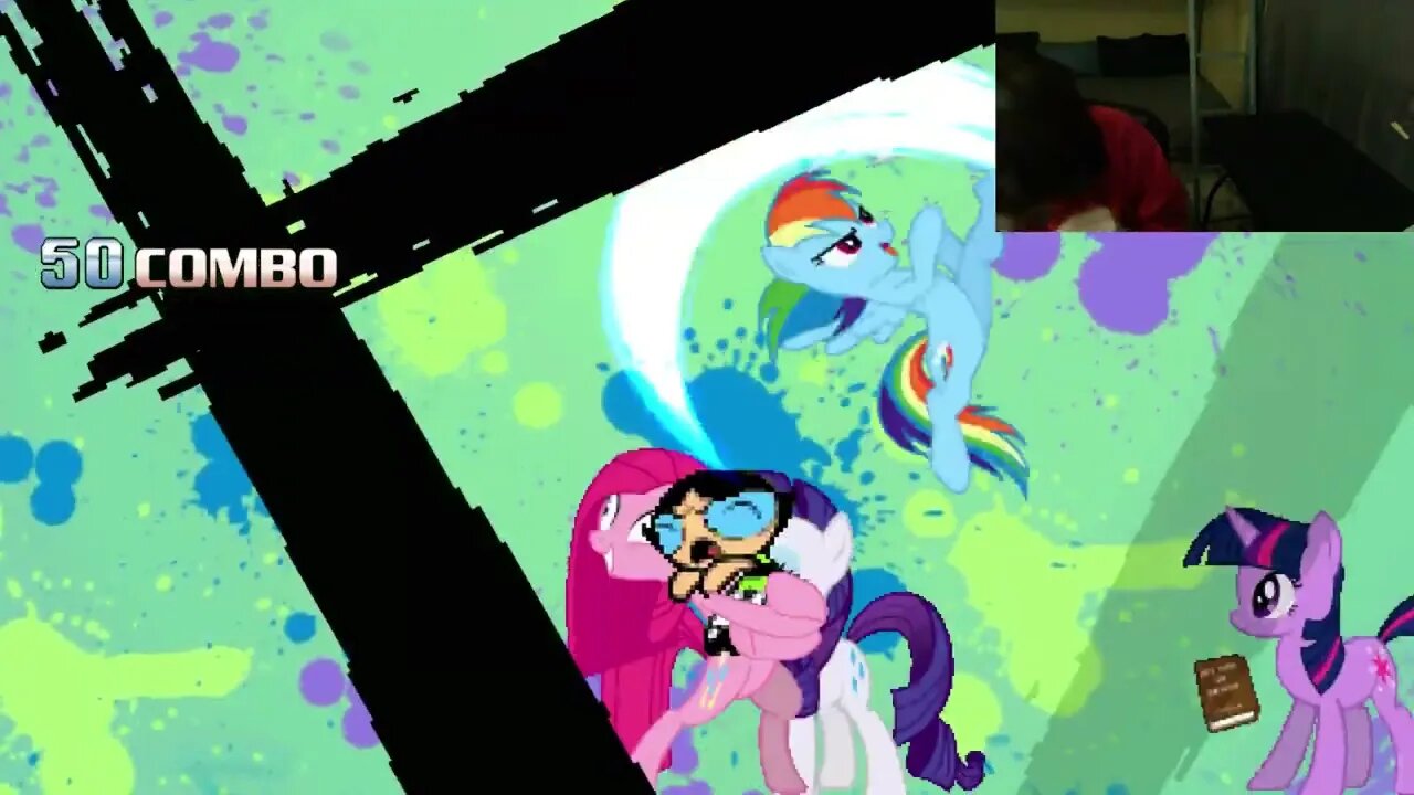 My Little Pony Characters (Twilight Sparkle And Rarity) VS Buttercup The Powerpuff Girl In A Battle