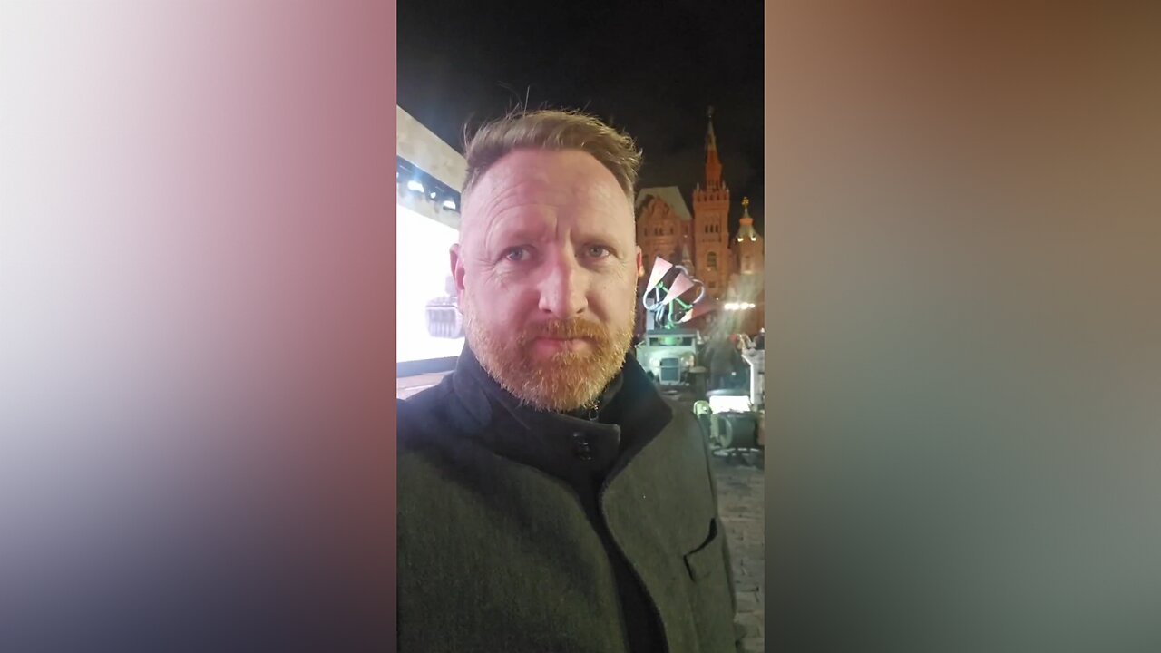 Irishman Chay Bowes reports from the Red Square in Moscow tonight