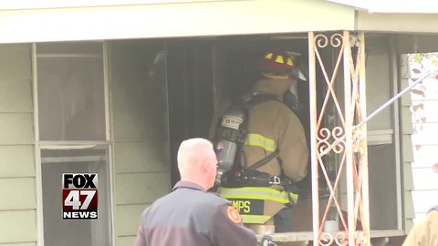 3 displaced after house fire in Lansing