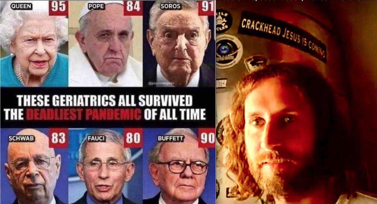 Who is Crackhead Jesus Pope Queen Soros Schwab Bill Gates Anthony Fauci Joe Biden David Rockefeller