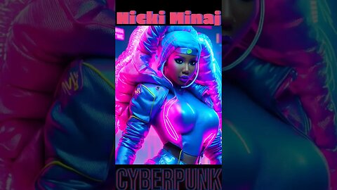 Nicki Minaj Cyberpunk #nickiminaj #princessdiana #1trend