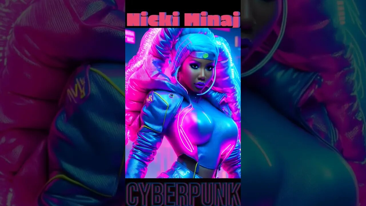 Nicki Minaj Cyberpunk #nickiminaj #princessdiana #1trend