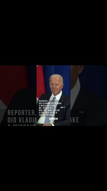 Biden, Did Vladimir Putin Make A Miscalculation, Mr. President