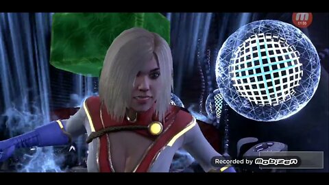 Power Girl takes on Raid 8 Boss