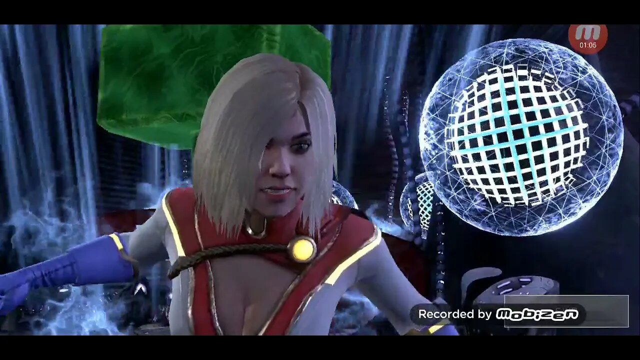 Power Girl takes on Raid 8 Boss