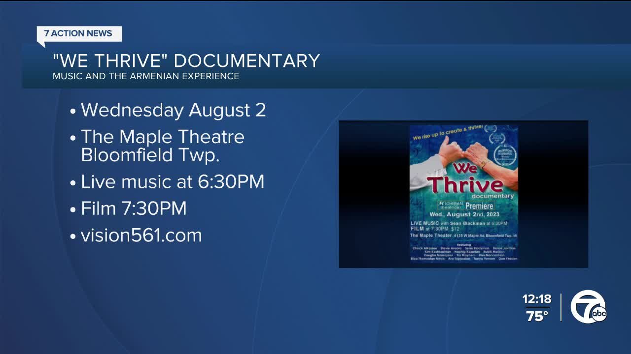 'We Thrive' documentary at the Maple Theatre