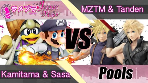 Kamitama & Sasagawa vs. MZTM & Tanden - Wii U Doubles Pools - Umebura Japan Major