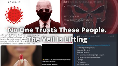 More and More are not TRUSTING these SICK people! [their] narrative is collapsing!
