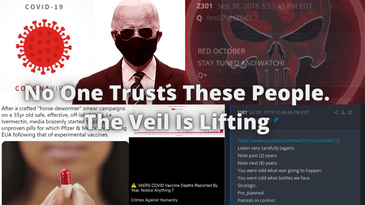 More and More are not TRUSTING these SICK people! [their] narrative is collapsing!