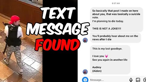 Text messages sent before the Nashville incident.