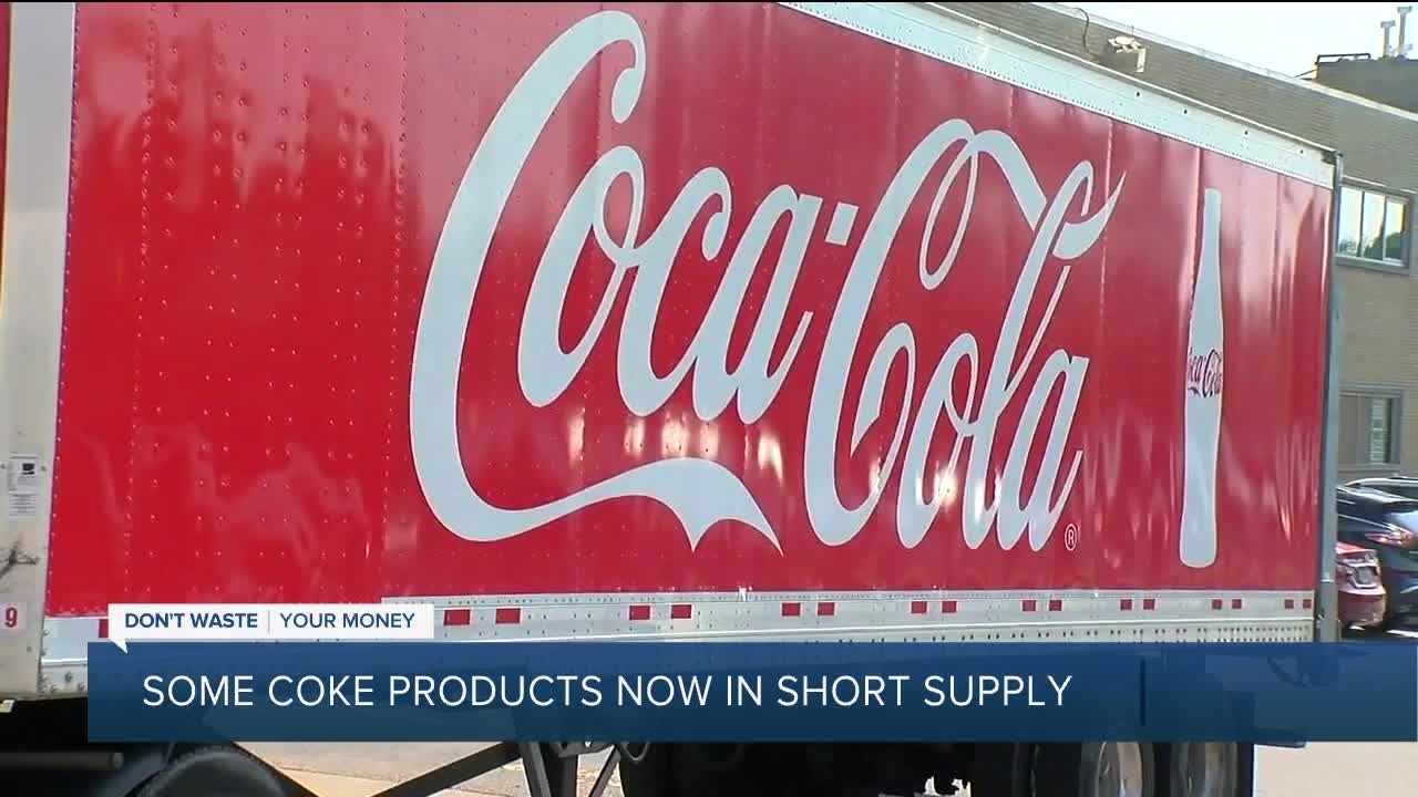 Some Coke products now in short supply