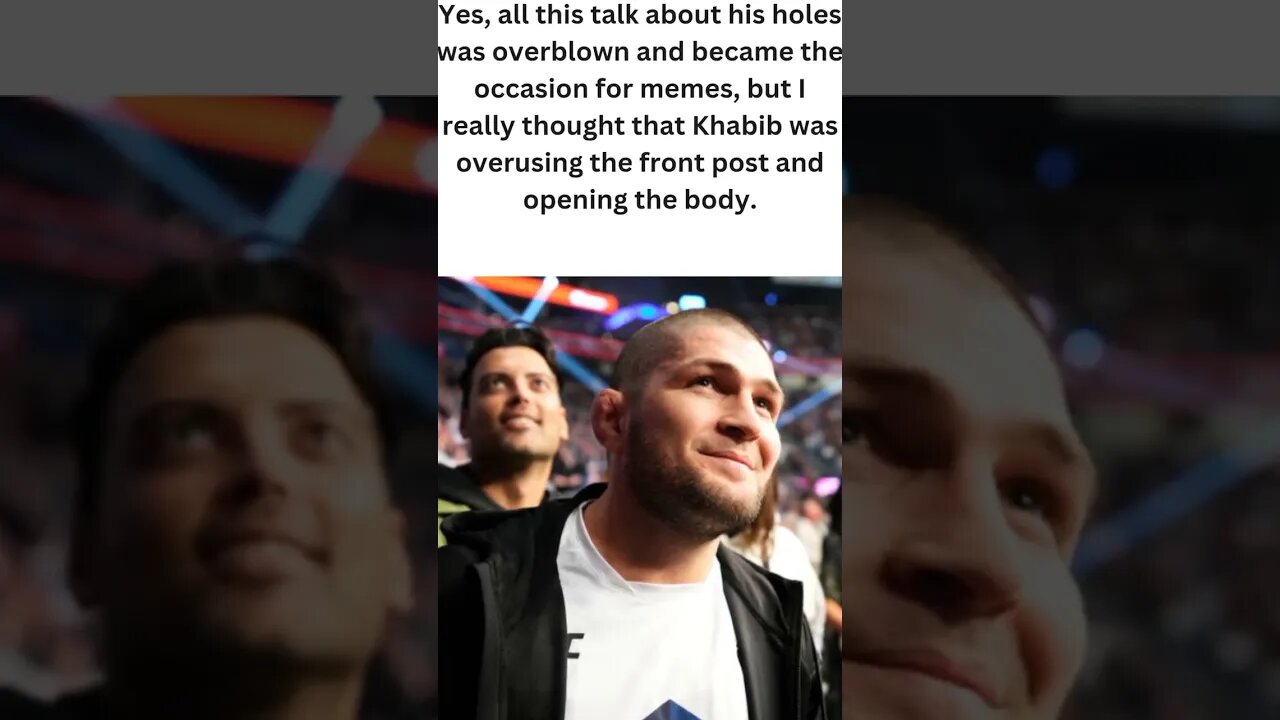 Kevin Lee identified Khabib Nurmagomedov's flaws.#shorts