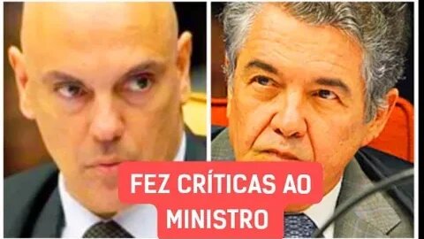 Marco Aurélio faz críticas a atuação de Alexandre de Moraes em combater os bolsonaristas radicais