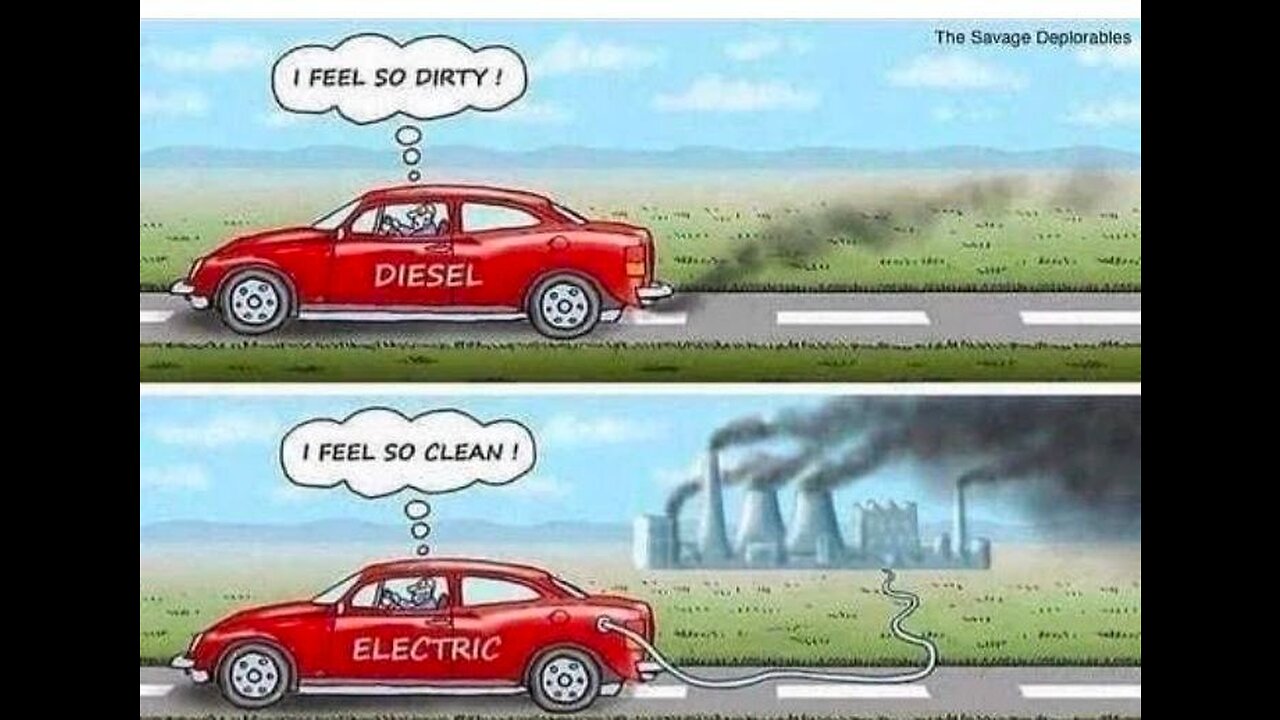The electric car causing heavy pollution