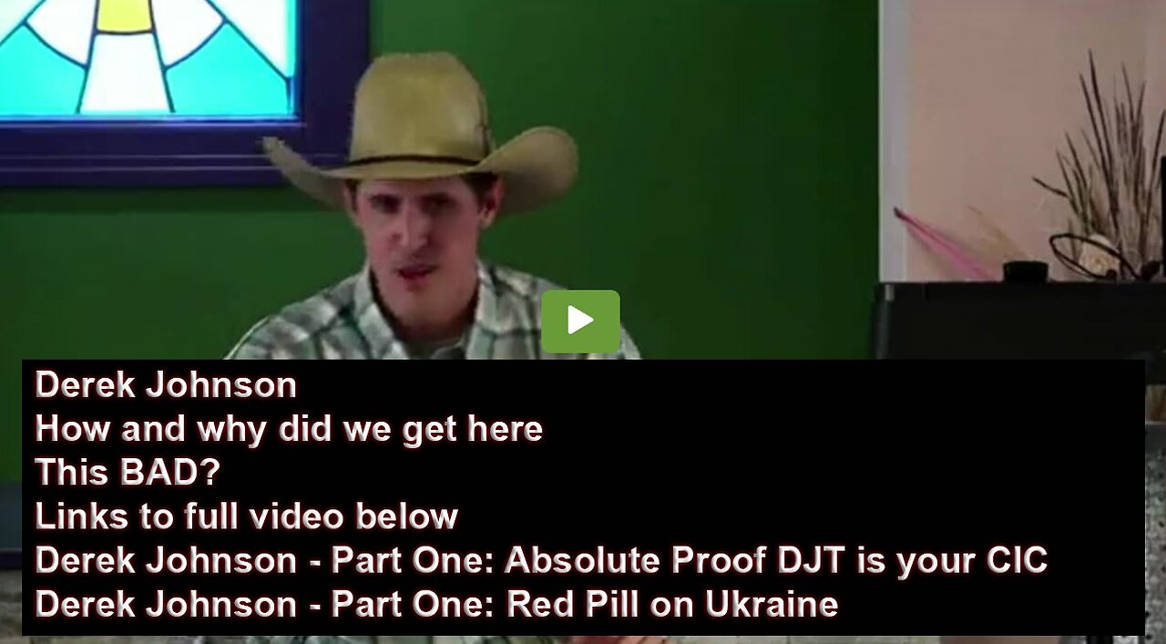 Derek Johnson - How did we get here? Biblical Times - Links below to full video and much more!