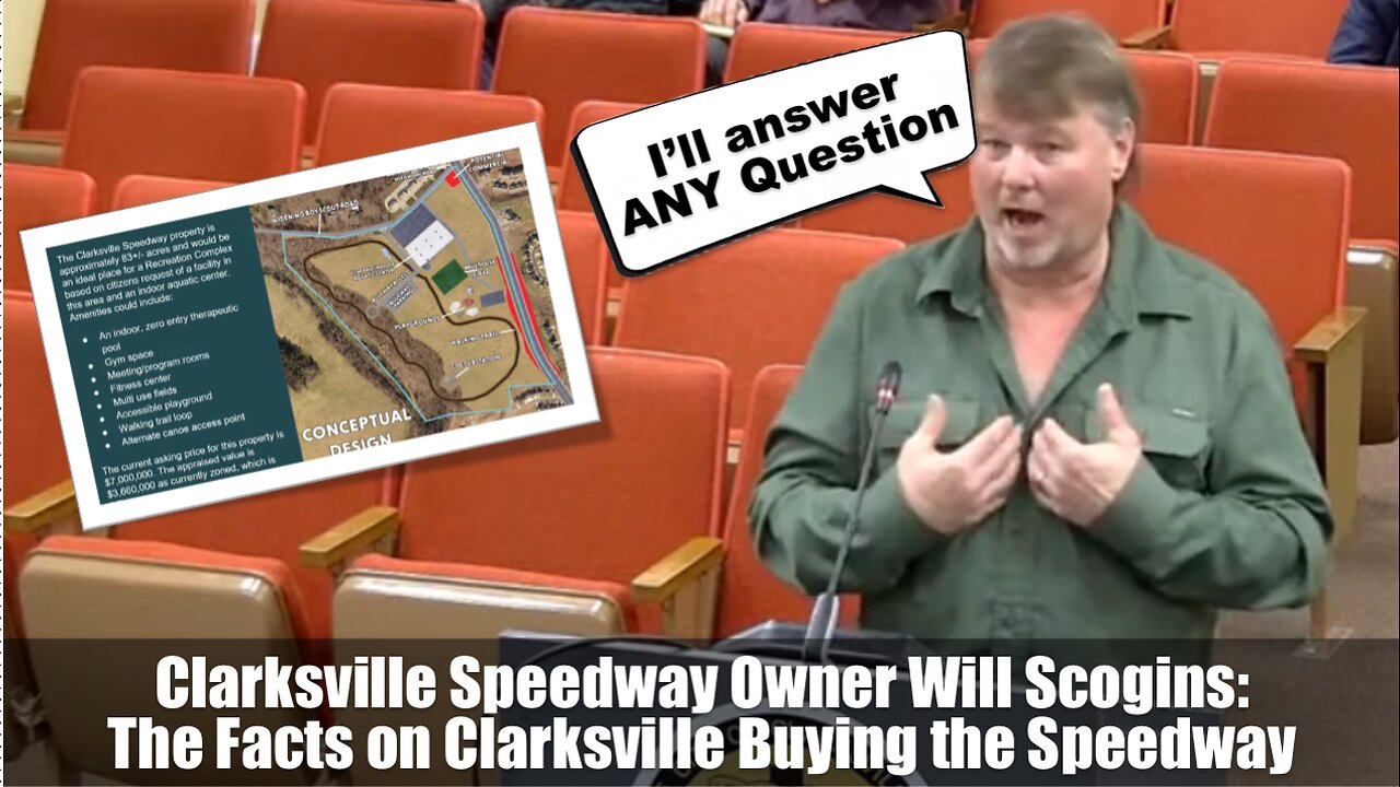 Clarksville Speedway Owner Will Scogins: The Facts about Clarksville Buying the Speedway