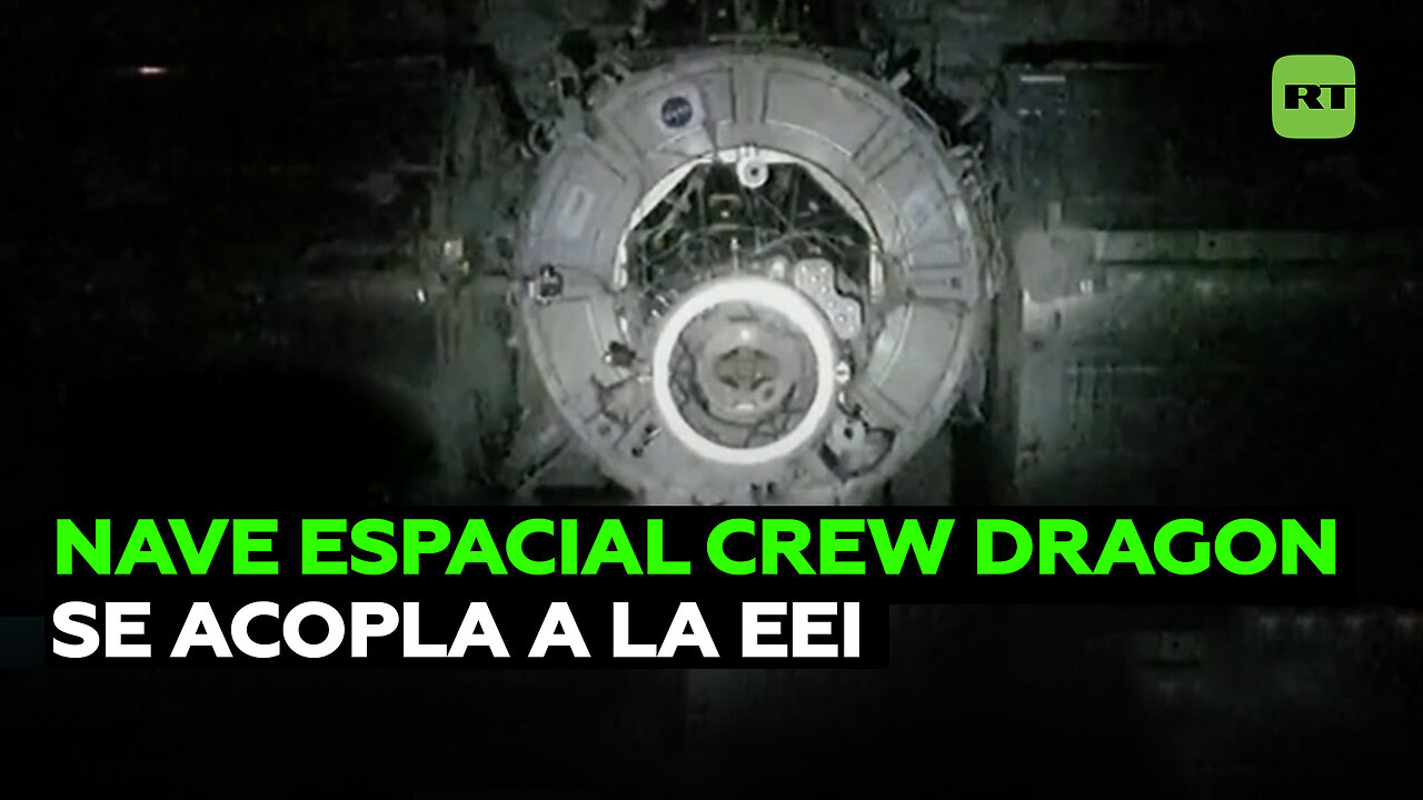 La nave espacial Crew Dragon con un ruso y tres estadounidenses se acopló a la EEI