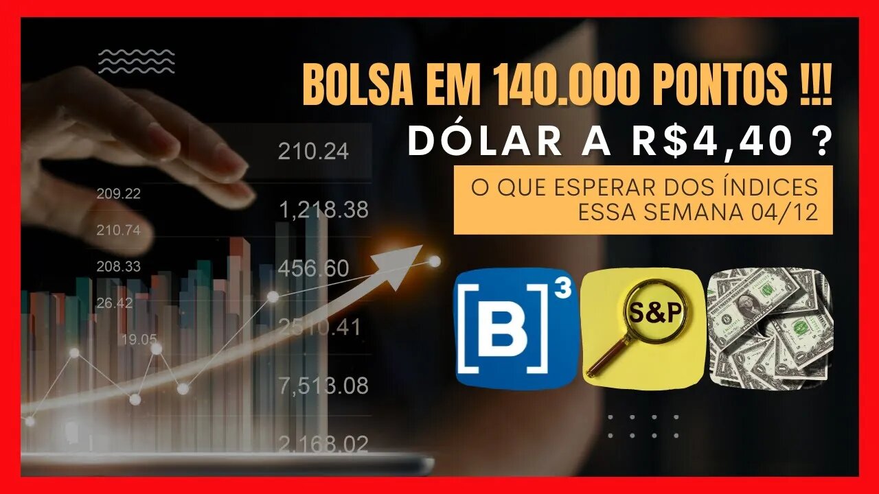 BOLSA DECOLOU !! ALVO EM 140.000 PONTOS ?!!?!? ANÁLISE TÉCNICA