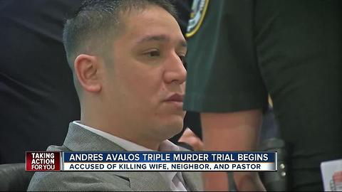 Trial begins for triple murder suspect Andres Avalos