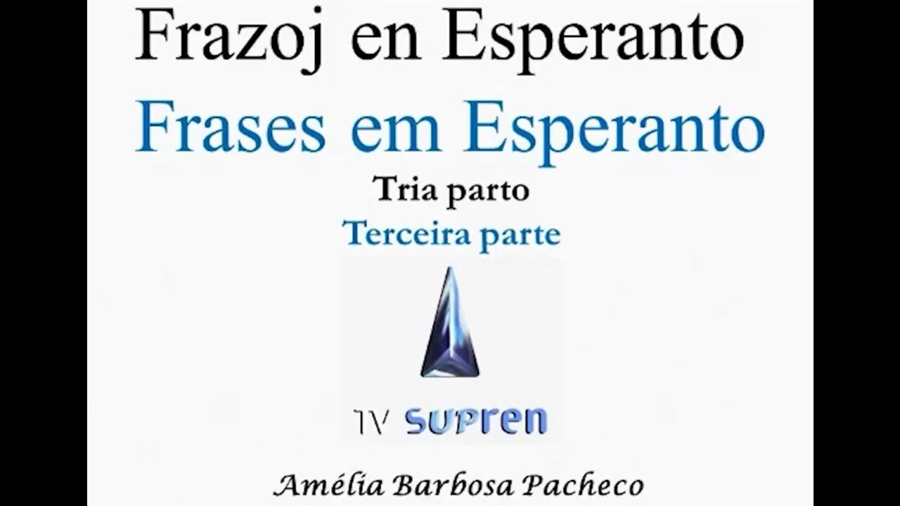 Frases em Esperanto - Parte 03