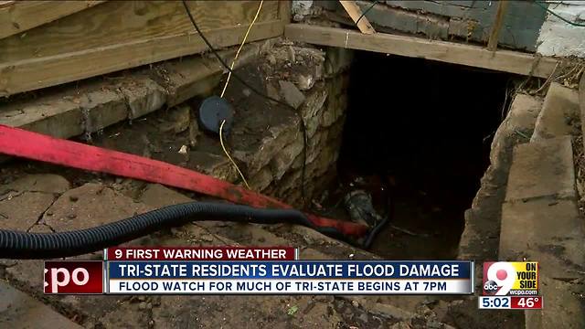 In Augusta, river creeps into woman's home