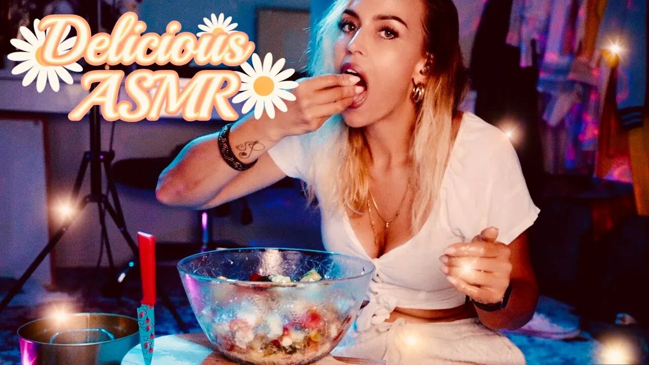 ASMR Gina Carla 🤤 Slicing & Eating!