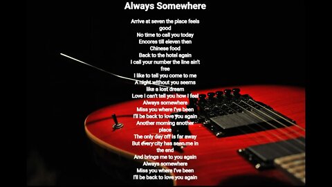 Always-Somewhere - Scorpions lyrics HQ