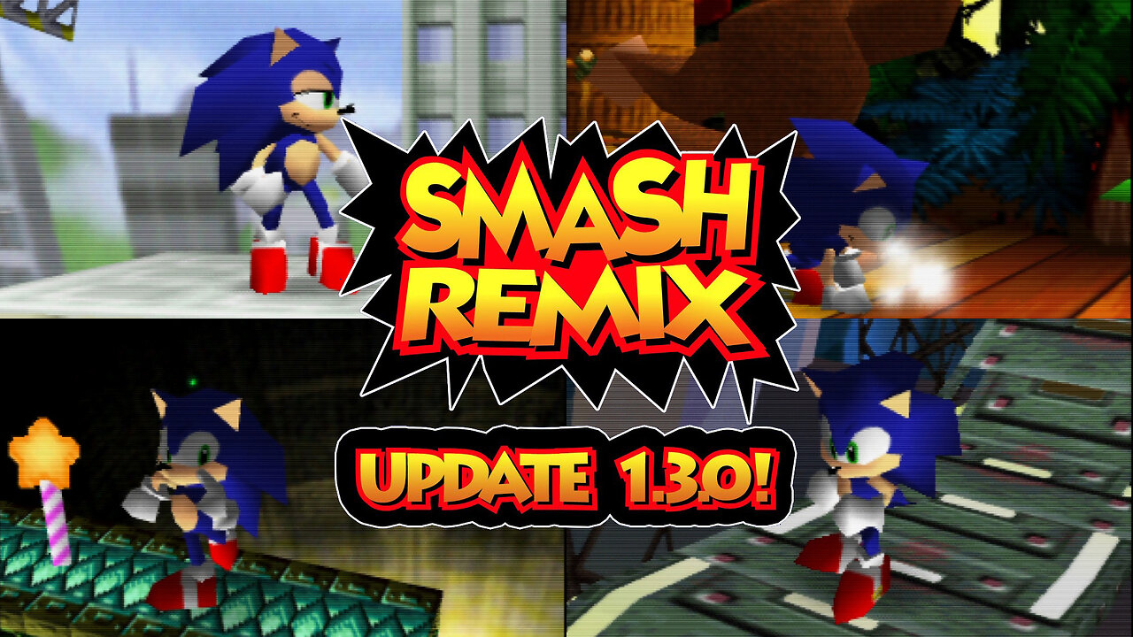 Smash Remix 1.3 - 1P Game - Sonic