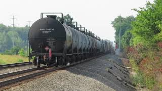 Norfolk Southern Manifest Mixed Freight Train From Lewis Center, Ohio