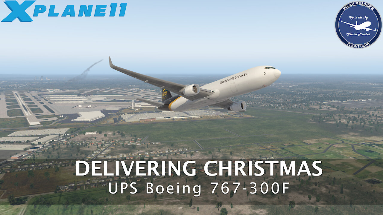 Delivering Christmas in a Boeing 767! Is this the new Sleigh??? X-Plane 11 on VATSIM