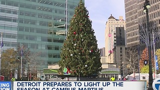 Detroit prepares to Light Up the Season at Campus Martius Park