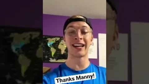 Thanks Manny! #shorts