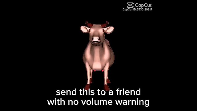 Send this to a friend with no volume warning