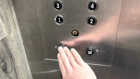 Awesome Vintage Otis Lexan elevators at the Quality Inn, Ocean City, MD (high-rise)