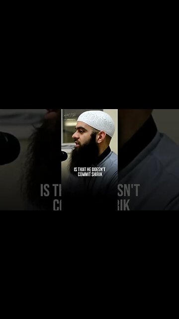 Tawheed, tawheed, tawheed.