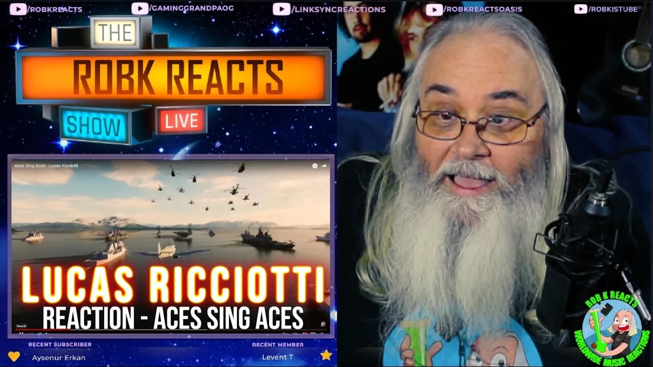 Lucas Ricciotti Reaction - Aces Sing Aces - First Time Hearing - Requested