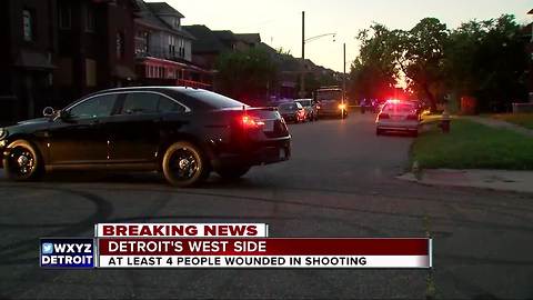 Suspect in custody in Detroit quadruple shooting, victims recovering