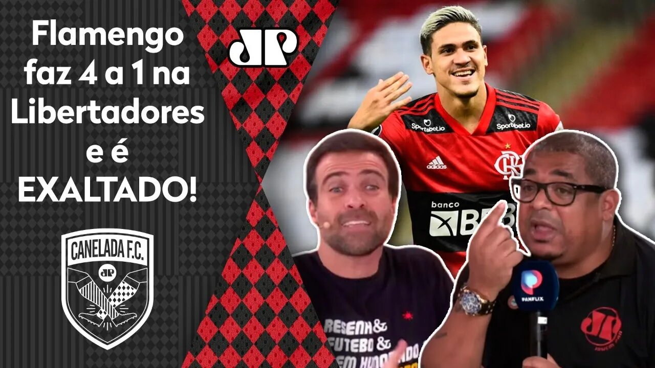 "Isso NÃO EXISTE! É INCRÍVEL!" Flamengo é EXALTADO após fazer 4 a 1 na Libertadores!