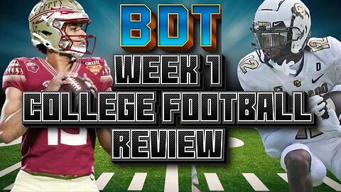 Week 1 College Football Review | BDT #ncaa #ncaafootball #football #collegefootball #collegesports
