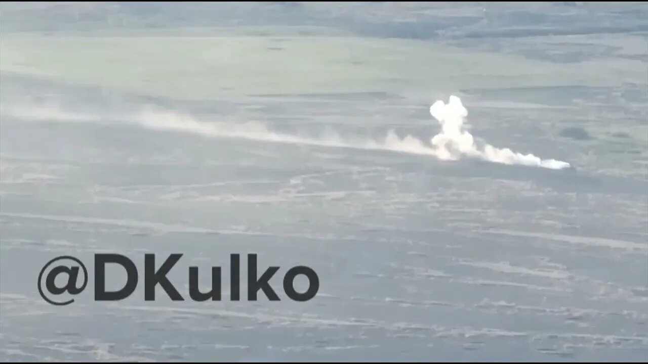 In the video, the ATGM of the 4th brigade of the LPR troops blows up a Ukrainian BMP on the move