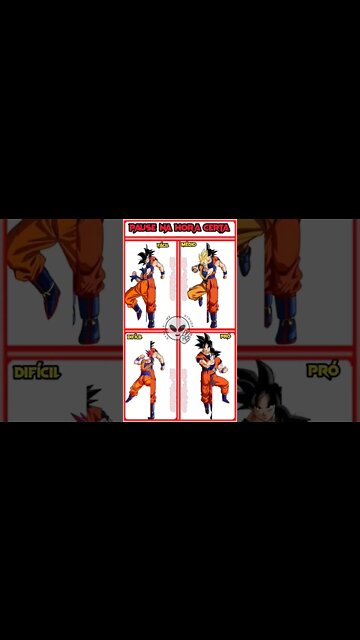 PAUSE NA HORA CERTA E COMENTE SE ACERTOU #shorts #dragonball