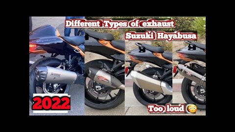 Suzuki Hayabusa different exhaust sound