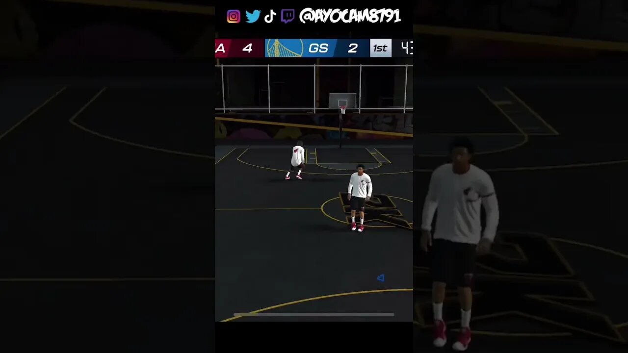 Rookie Dyson Daniels dunking on KD! 👀😳😬😤⛹🏾‍♂️🏀 #nba2kmobile #nba2kgauntletevent