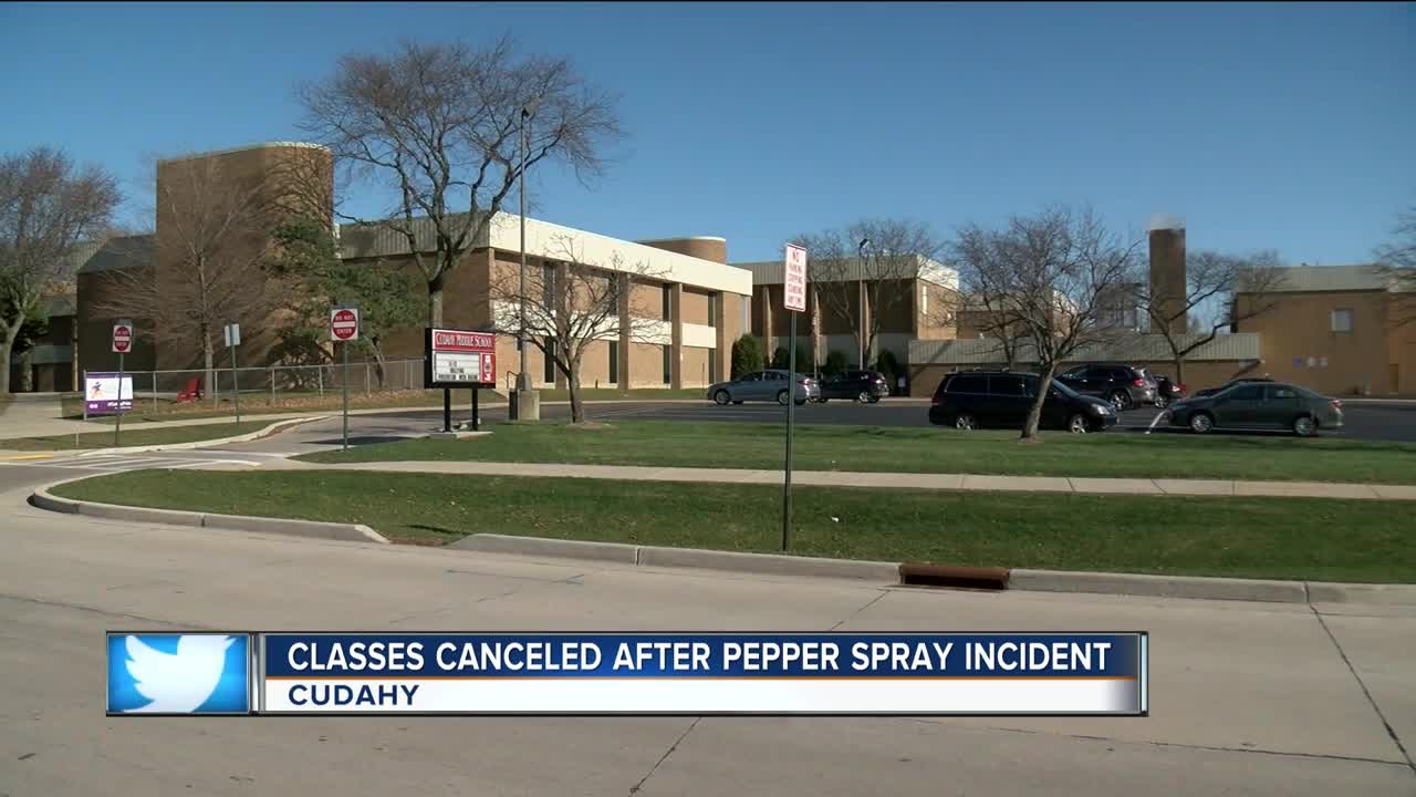 Three students arrested following pepper spray incident at Cudahy Middle School