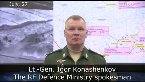 Russian Defence Ministry briefing on the progress of the special military operation in Ukraine