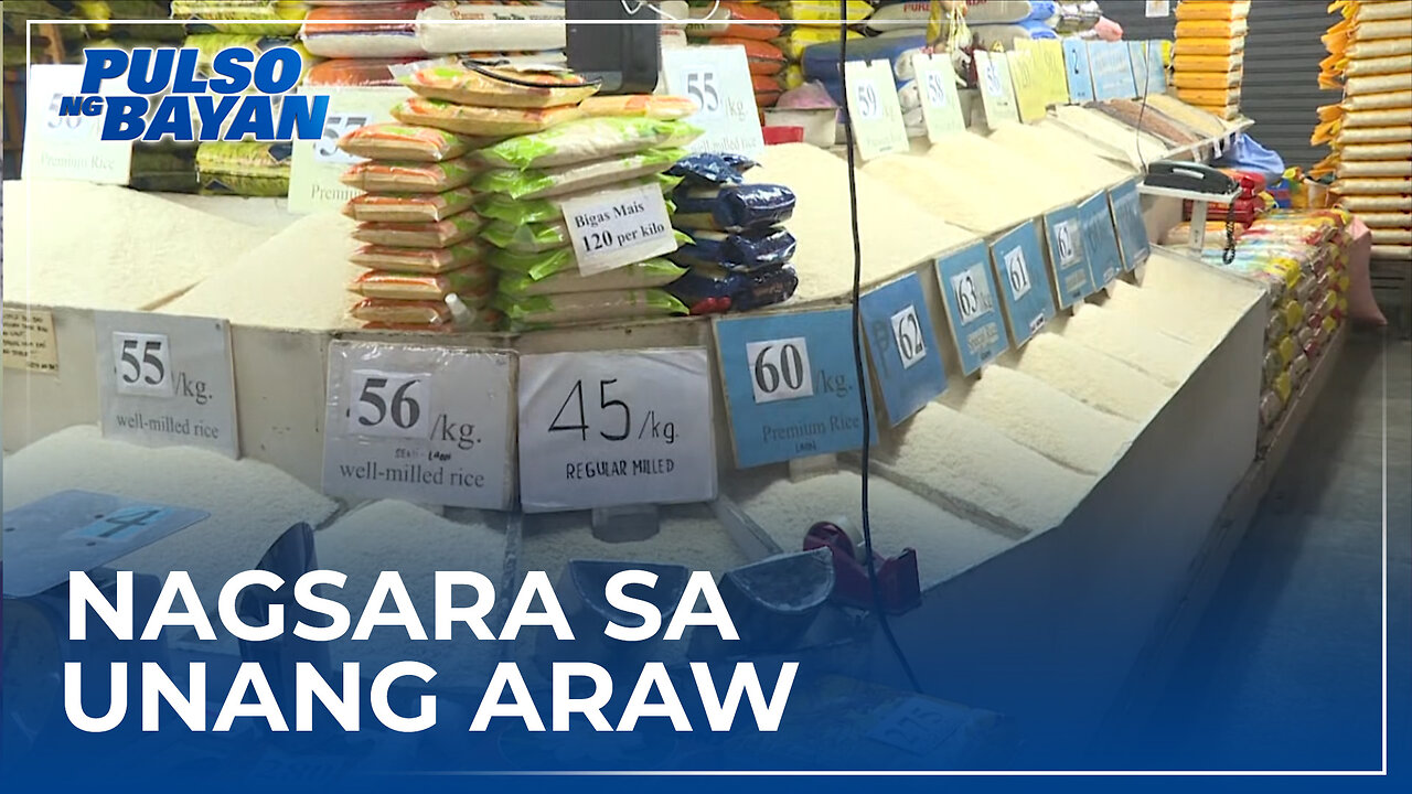 Mga tindahan ng bigas sa Q-mart, nagsara sa unang araw ng pagpapatupad ng price ceiling sa bigas