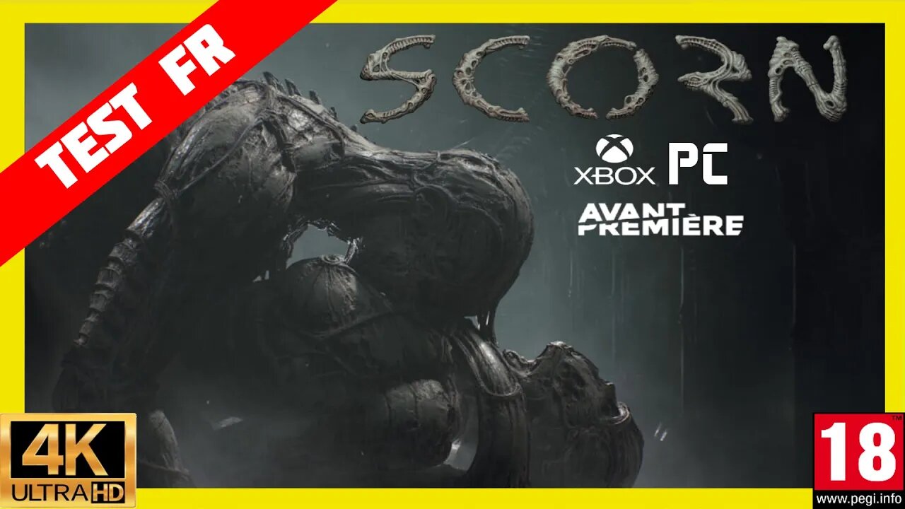 TEST 4K #Scorn Du SEX 🍆 Du SANG🩸 & Oeuvre d'Art [Graphisme 4k Max Setting] #Xbox #PC