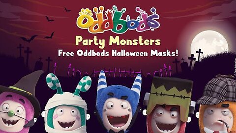 Oddbods hellobeen 2023 monster for kids and children