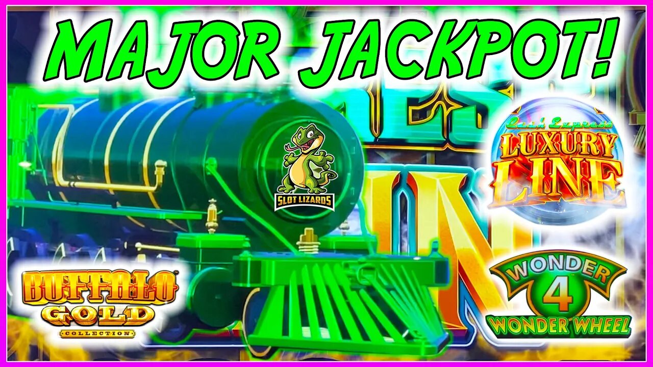 AWESOME COMEBACK JACKPOT ACTION! Luxury Line Buffalo VS Wonder 4 Buffalo Gold HIGHLIGHT!